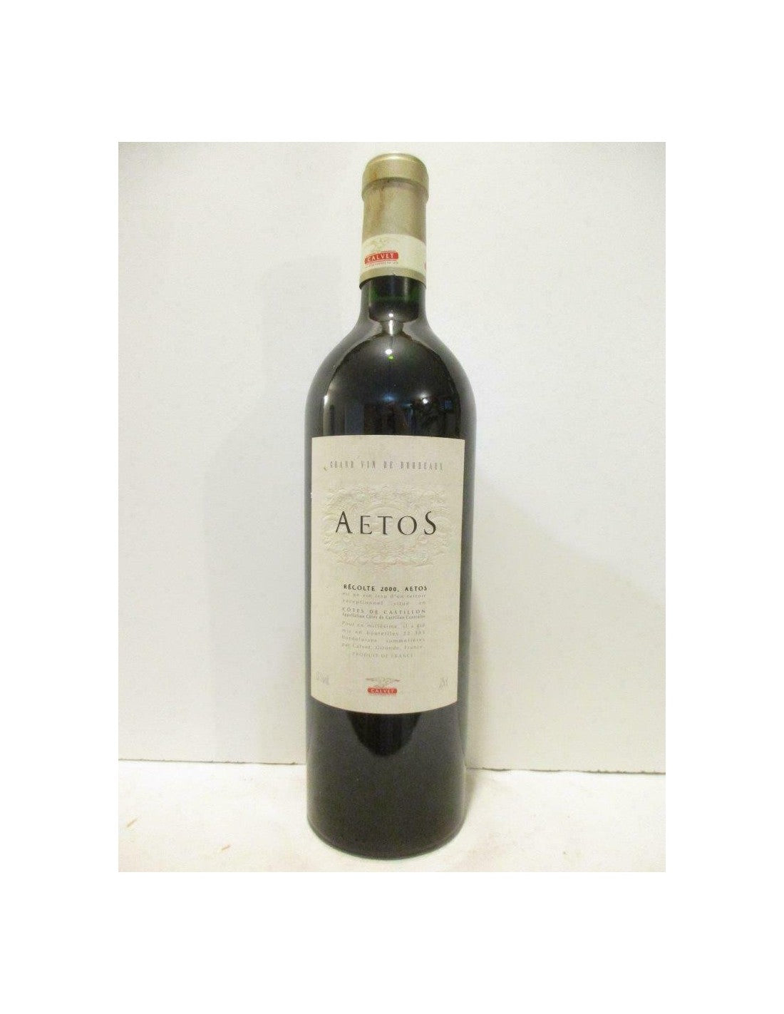 2000 - côtes de castillon - aetos calvet - rouge - bordeaux - Just Wines 