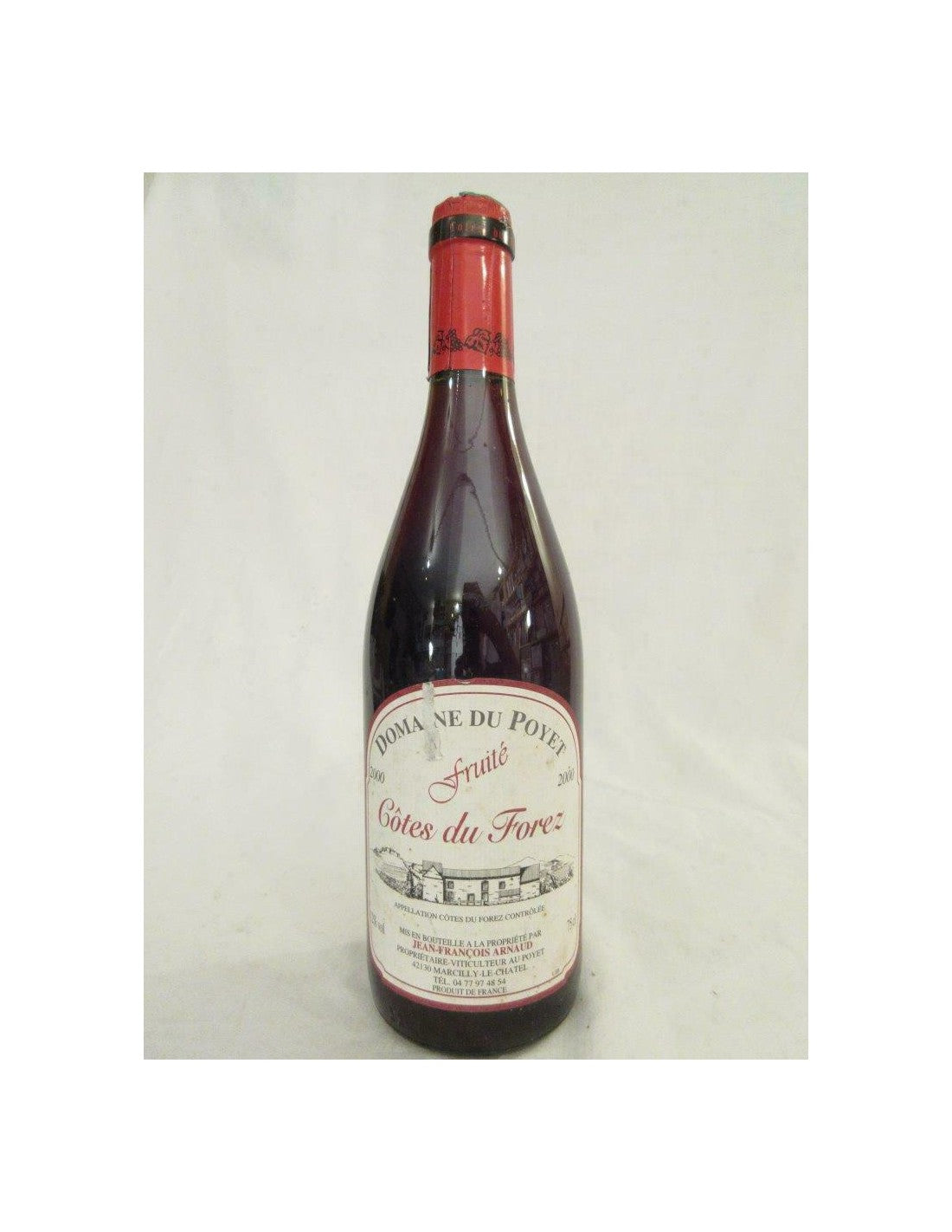 2000 - côtes du forez - domaine du poyet fruité - rouge - loire - limagne - Just Wines 