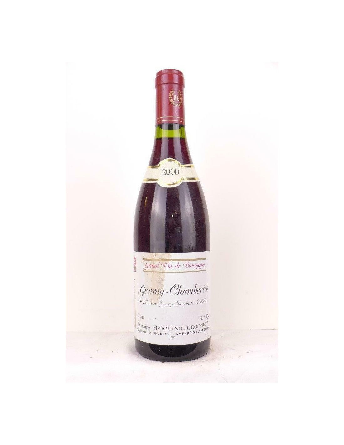 2000 - gevrey-chambertin - harmand geoffroy (étiquette tâchée) - rouge - bourgogne - Just Wines 