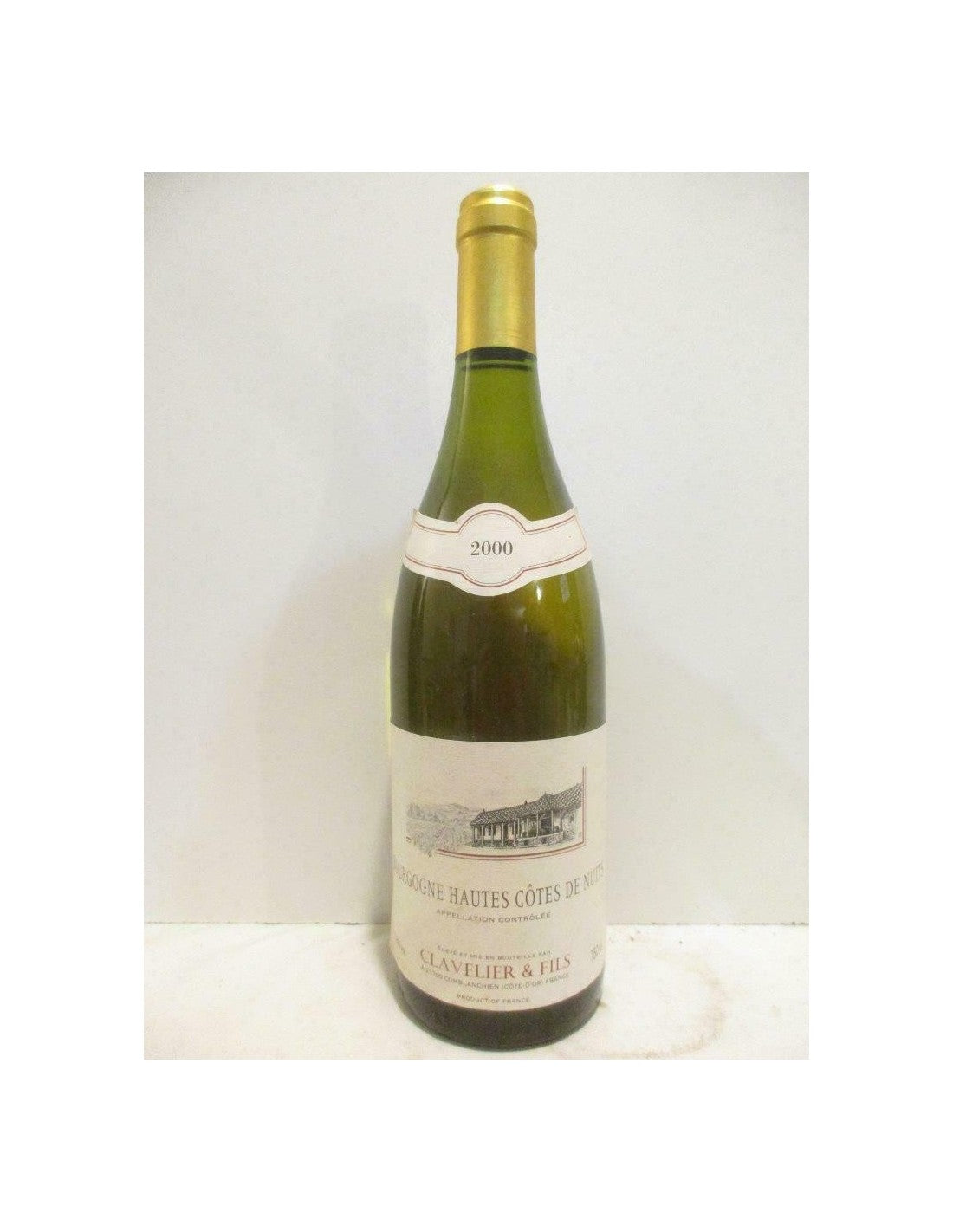 2000 - hautes côtes de nuits - clavelier et fils - blanc - bourgogne - Just Wines 