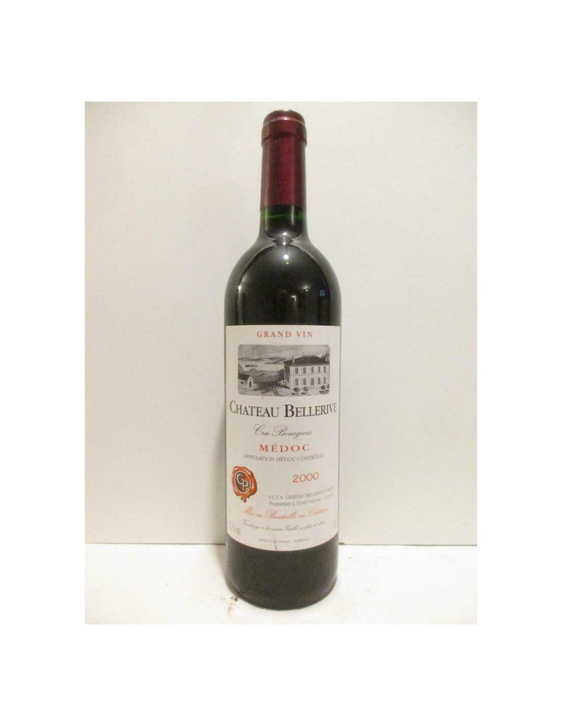 2000 - médoc - château bellerive cru bourgeois - rouge - bordeaux - Just Wines 