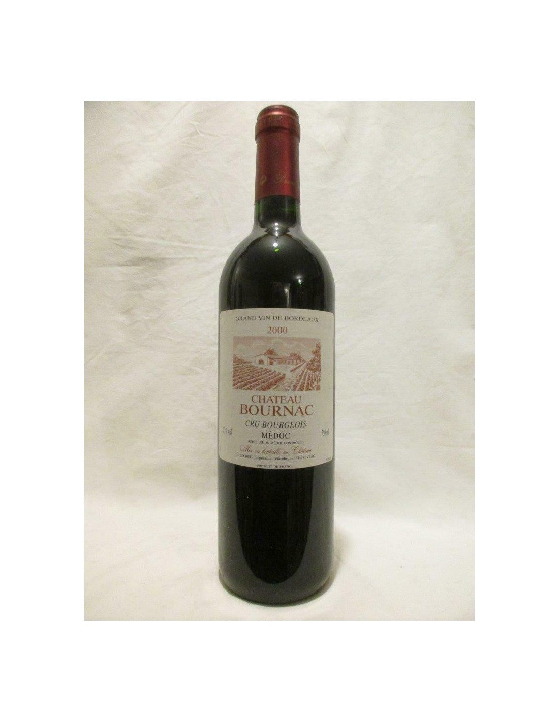 2000 - médoc - château bournac cru bourgeois - rouge - bordeaux - Just Wines 