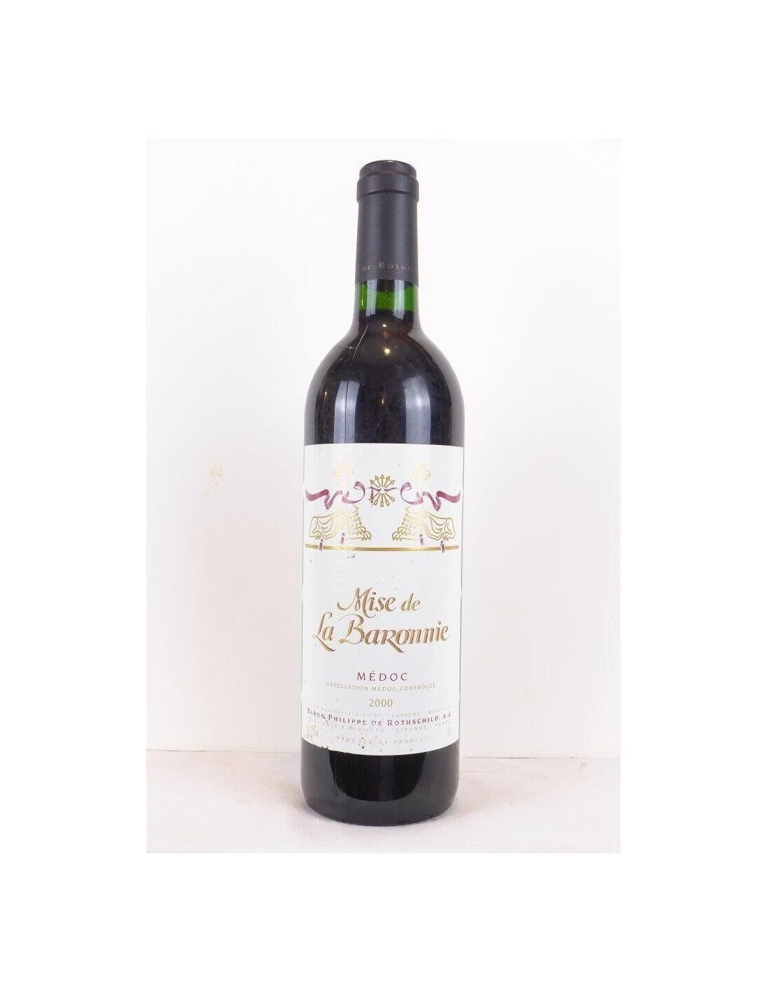 2000 - médoc - mise de la baronnie baron philippe de rothschild - rouge - bordeaux - Just Wines 