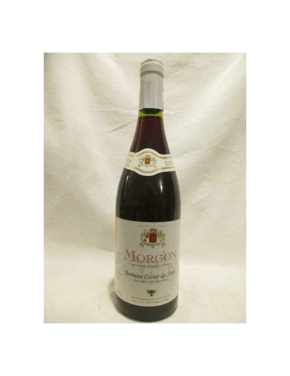 2000 - morgon - domaine cuvier des amis - rouge - beaujolais - Just Wines 