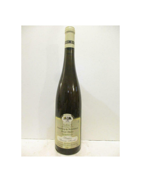 2000 - pinot blanc - domaine barmès buecher rosenberg de wettolsheim - blanc - alsace - Just Wines 