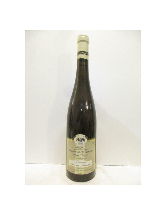 2000 - pinot blanc - domaine barmès buecher rosenberg de wettolsheim - blanc - alsace - Just Wines 