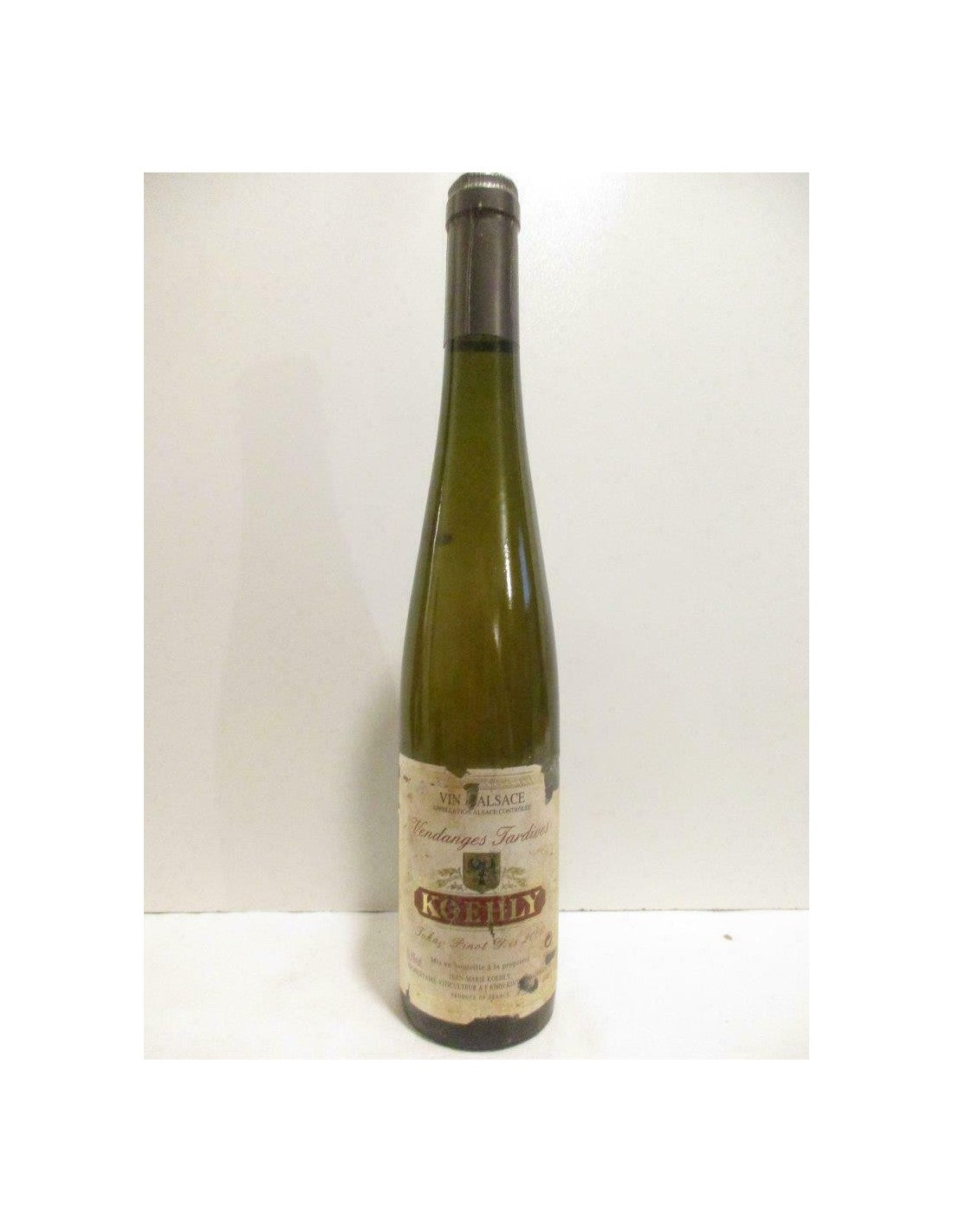 2000 - pinot gris - koehly vendanges tardives (étiquette fragile) 50 cl - liquoreux - alsace - Just Wines 