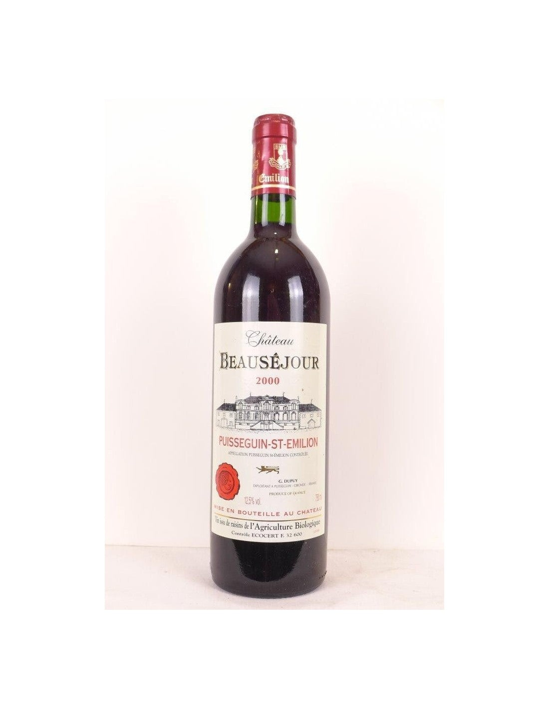 2000 - puisseguin saint-émilion - château beauséjour - rouge - bordeaux - Just Wines 