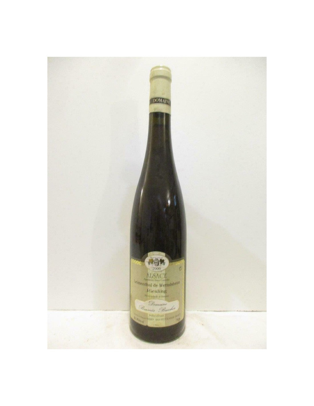 2000 - riesling - domaine barmès buecher leimenthal de wettolsheim - blanc - alsace - Just Wines 