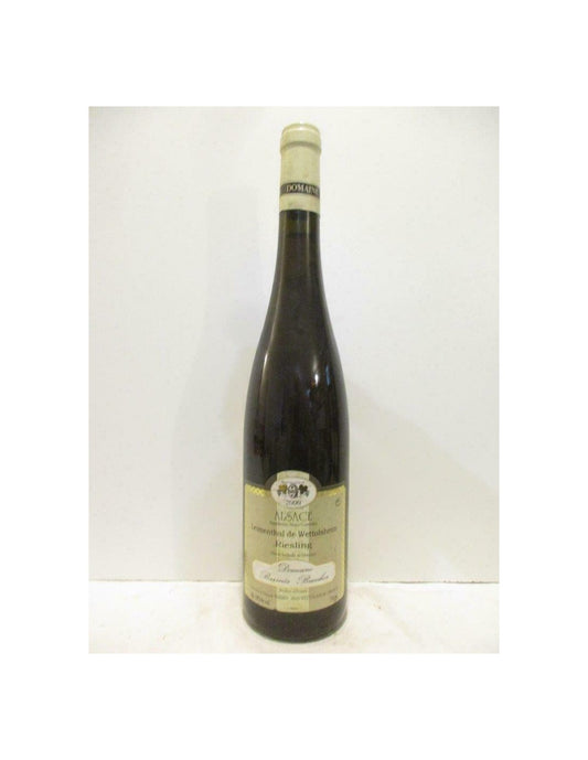 2000 - riesling - domaine barmès buecher leimenthal de wettolsheim - blanc - alsace - Just Wines 