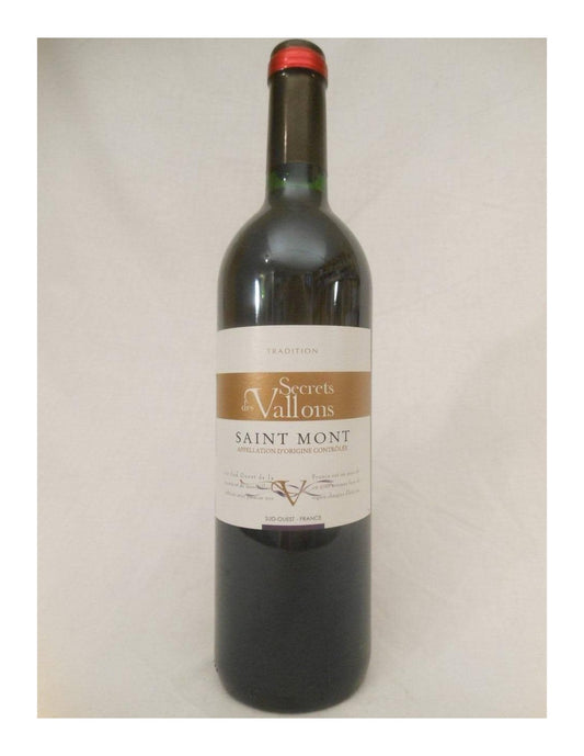 2000 - saint-mont - secrets des vallons - rouge - sud-ouest - Just Wines 