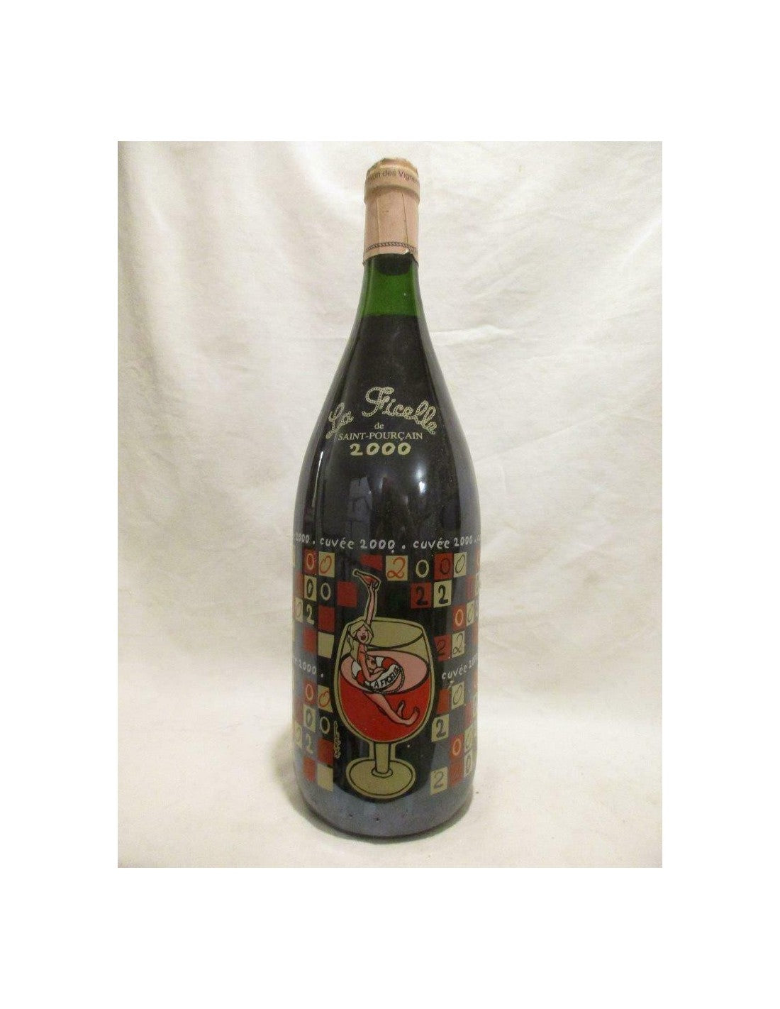 2000 - saint-pourçain - la ficelle dessin de barbe (capsule abîmée) magnum 150cl - rouge - loire - centre - Just Wines 