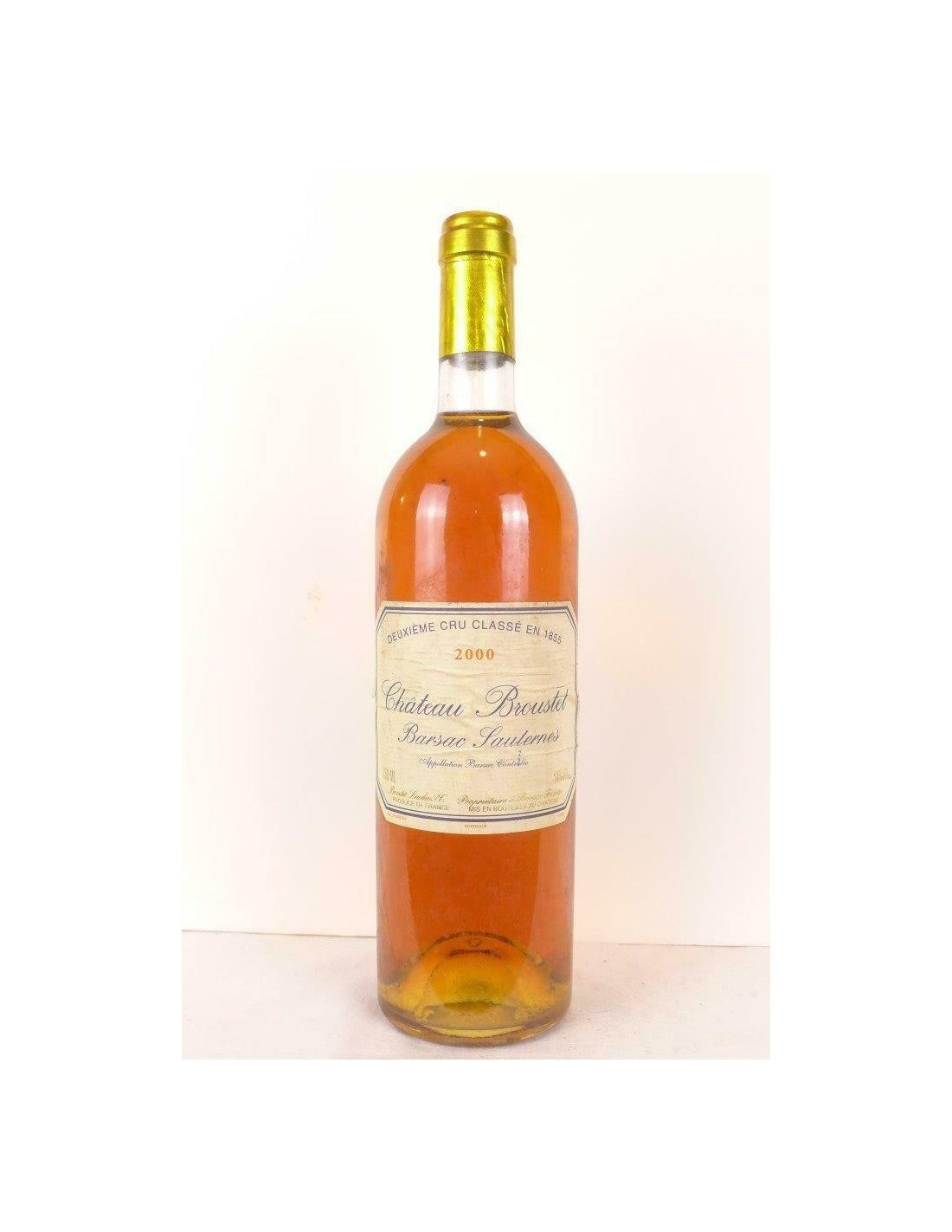 2000 - sauternes - château broustet grand cru classé - liquoreux - bordeaux - Just Wines 