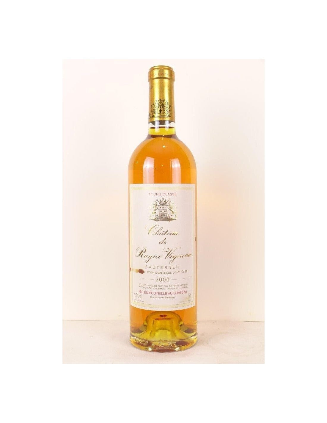 2000 - sauternes - château de rayne vigneau grand cru classé - liquoreux - bordeaux - Just Wines 