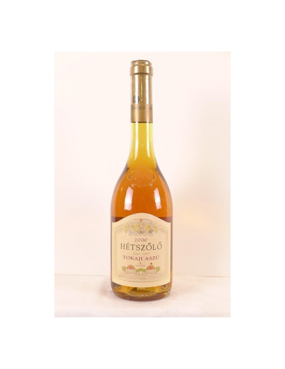 2000 - tokaji aszu - hétszolo 3 puttonyos 50 cl - liquoreux - Hongrie - Just Wines 