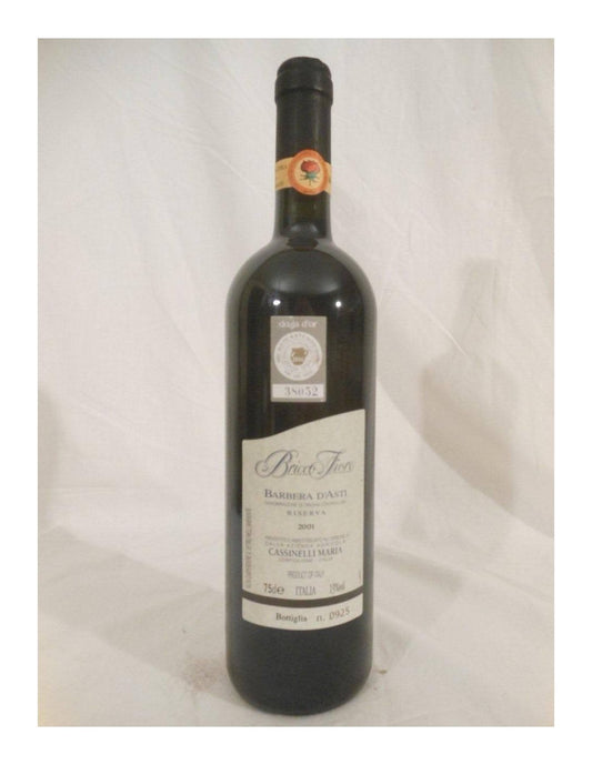 2001 - barbera d'asti - bricco fiore riserva - rouge - italie piémont - Just Wines 