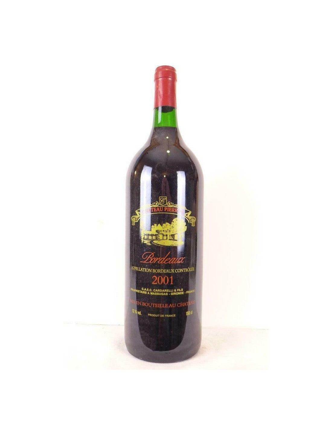 2001 - bordeaux - château pierron magnum 150 cl - rouge - bordeaux - Just Wines 