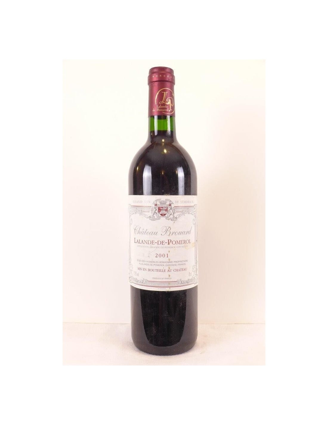 2001 - lalande de pomerol - château brouard - rouge - bordeaux - Just Wines 