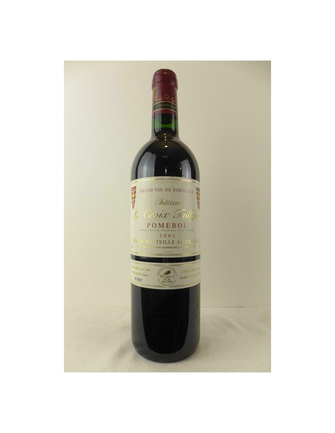 2001 - pomerol - château la croix taillefer - Rouge - bordeaux - Just Wines 