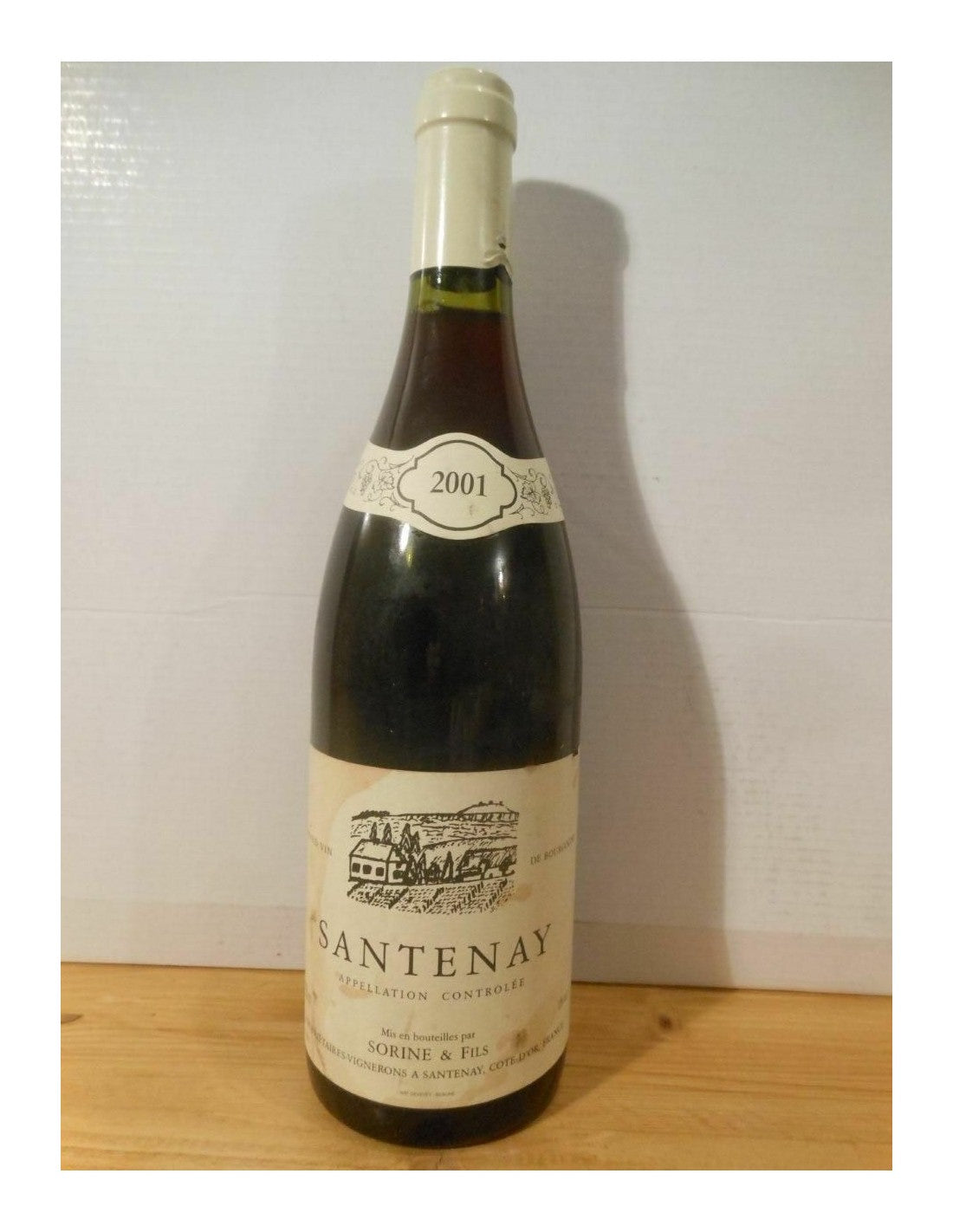 2001 - santenay - sorine - rouge - bourgogne france - Just Wines 