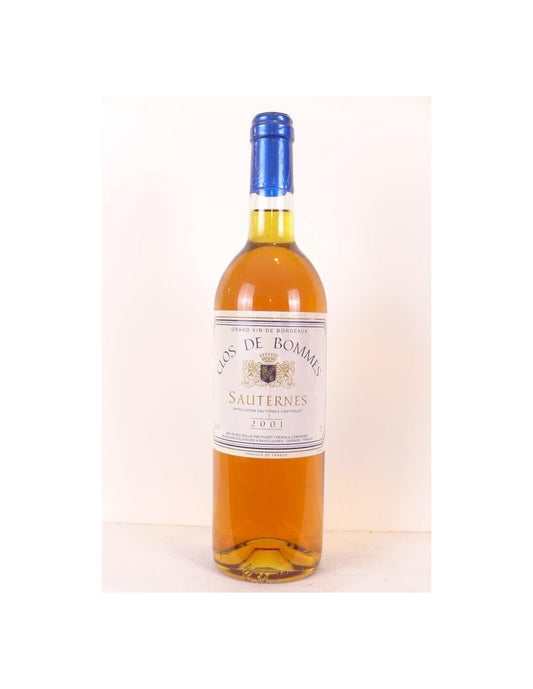 2001 - sauternes - clos de bommes - liquoreux - bordeaux - Just Wines 