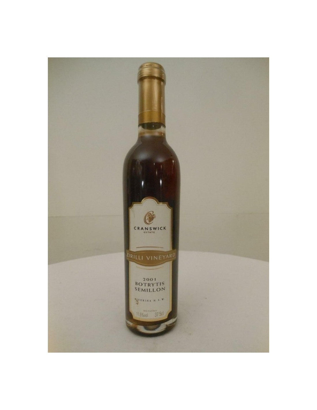 2001 - zirilli vineyard sémillon 37,5 cl - liquoreux - cranswick australie - Just Wines 