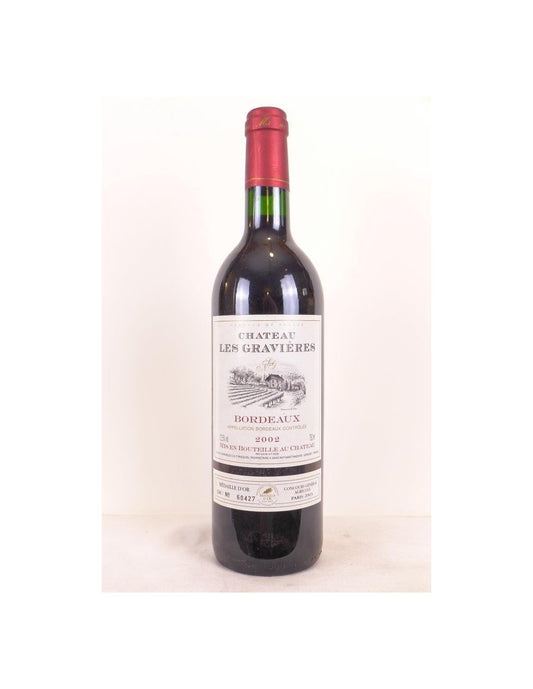 2002 - bordeaux - château les gravières - rouge - bordeaux - Just Wines 