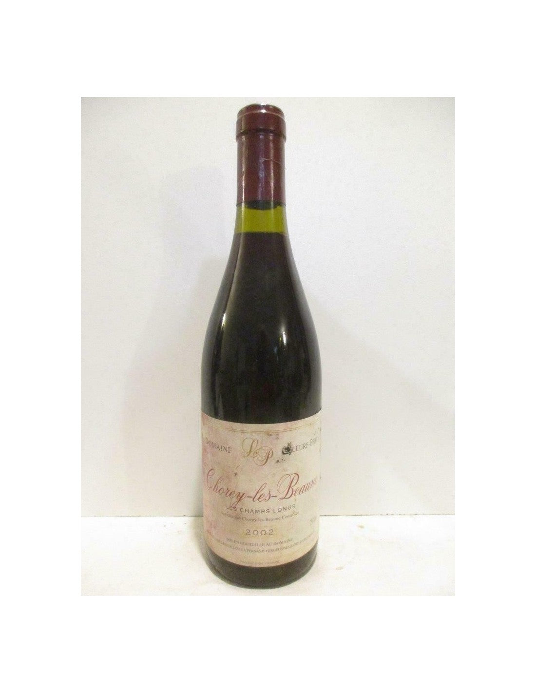 2002 - chorey les beaune - domaine laleure-piot les champs longs (b1) - rouge - bourgogne - Just Wines 