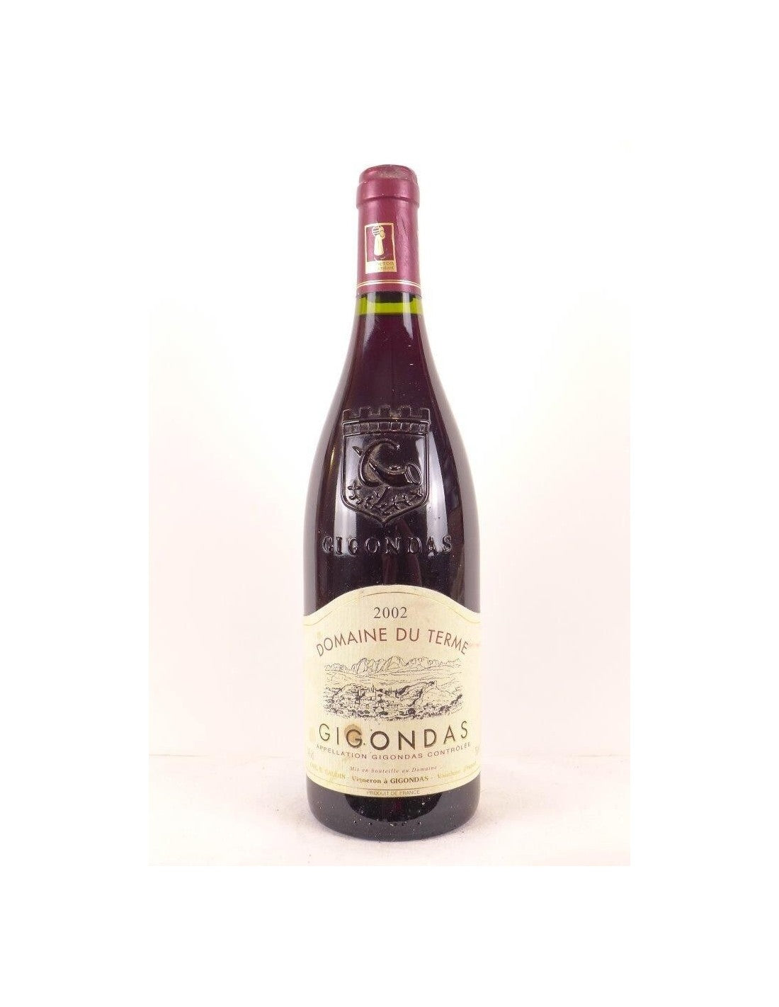 2002 - gigondas - domaine du terme - rouge - rhône - Just Wines 