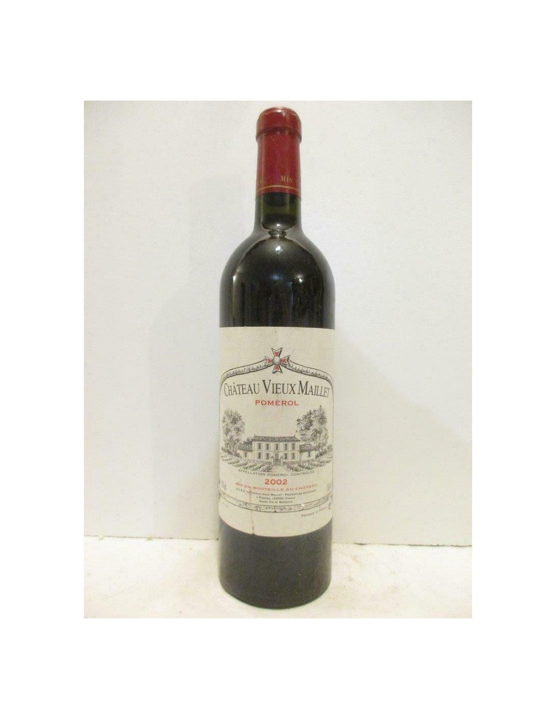 2002 - pomerol - château vieux maillet - rouge - bordeaux - Just Wines 