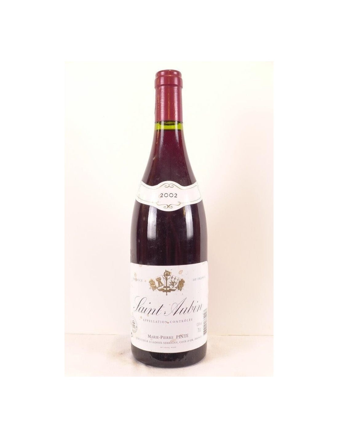 2002 - saint-aubin - marie-pierre pinte - rouge - bourgogne - Just Wines 