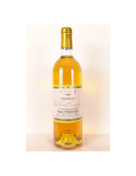 2002 - sauternes - château clos haut-peyraguey grand cru classé - liquoreux - bordeaux - Just Wines 