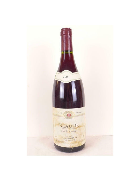 2003 - beaune - bernard gras clos des mariages - rouge - bourgogne - Just Wines 