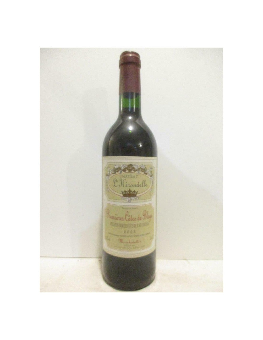 2003 - blaye - château l'hirondelle - rouge - bordeaux - Just Wines 