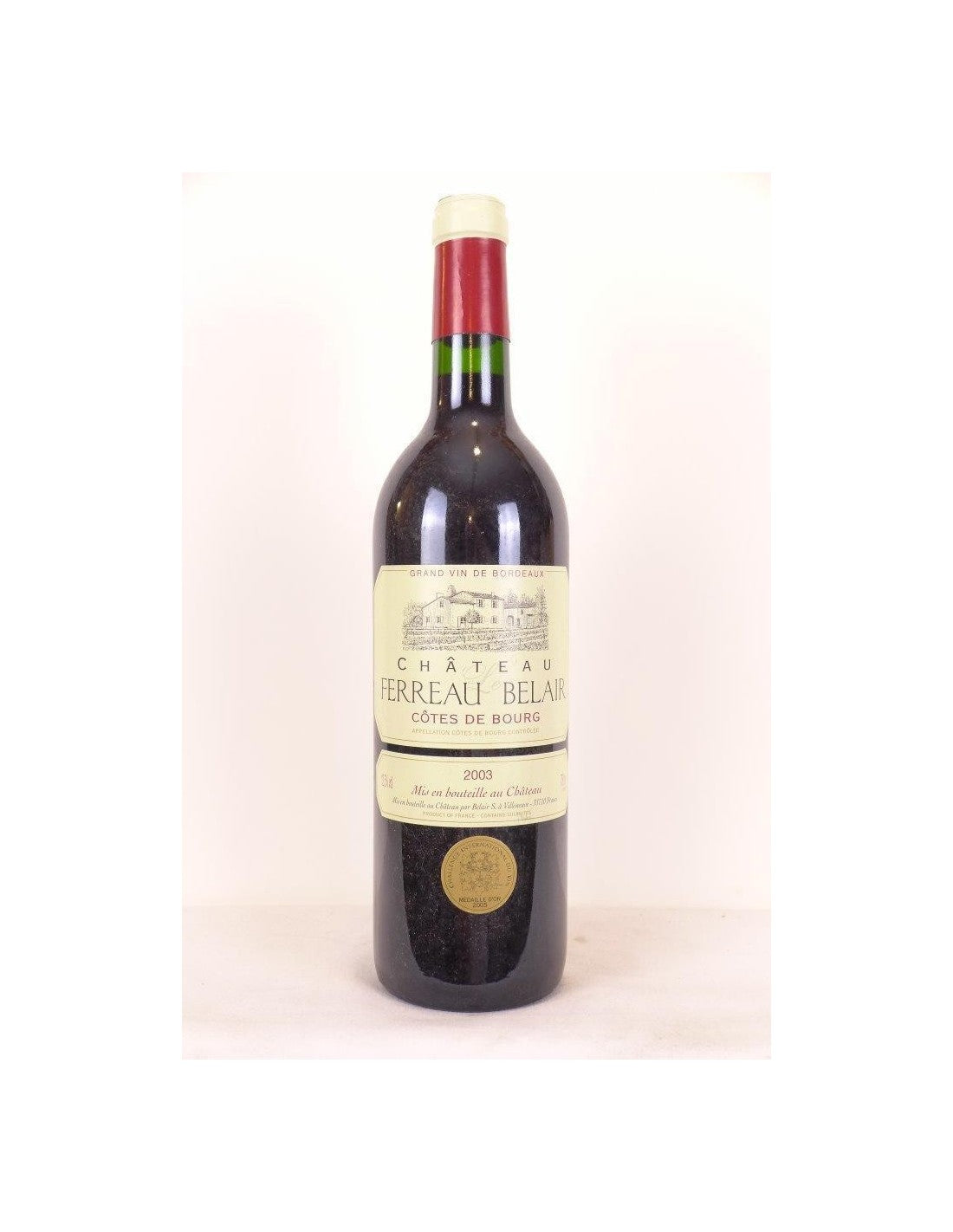 2003 - côtes de bourg - château ferreau belair - rouge - bordeaux - Just Wines 