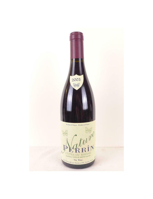 2003 - côtes du rhône - perrin et fils nature grenache - rouge - rhône - Just Wines 