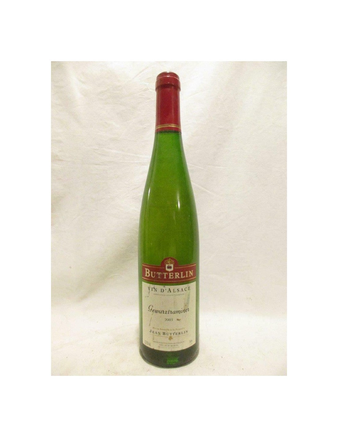 2003 - gewurztraminer - jean butterlin - blanc - alsace - Just Wines 