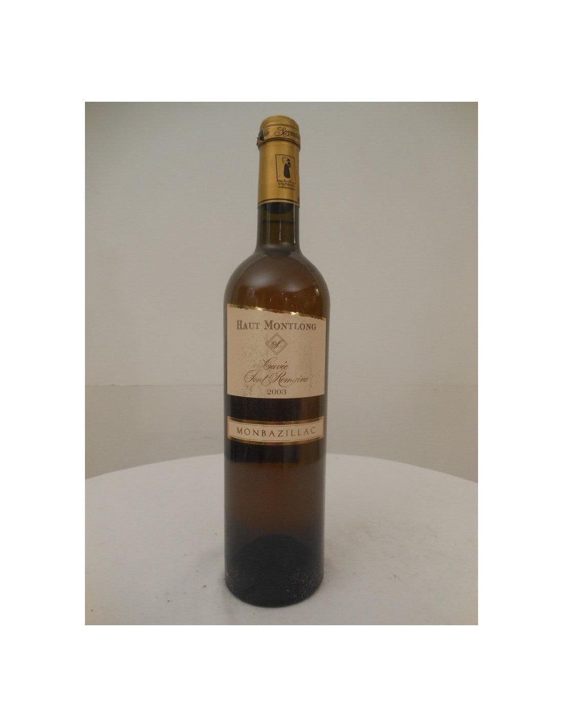 2003 - monbazillac - haut montlong cuvée font romaine - liquoreux - sud-ouest france - Just Wines 