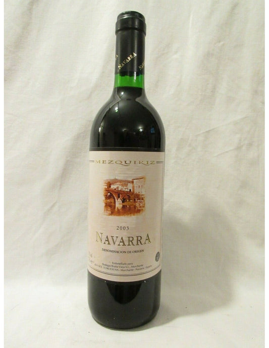 2003 - navarra - mezquiri - rouge - espagne - Just Wines 