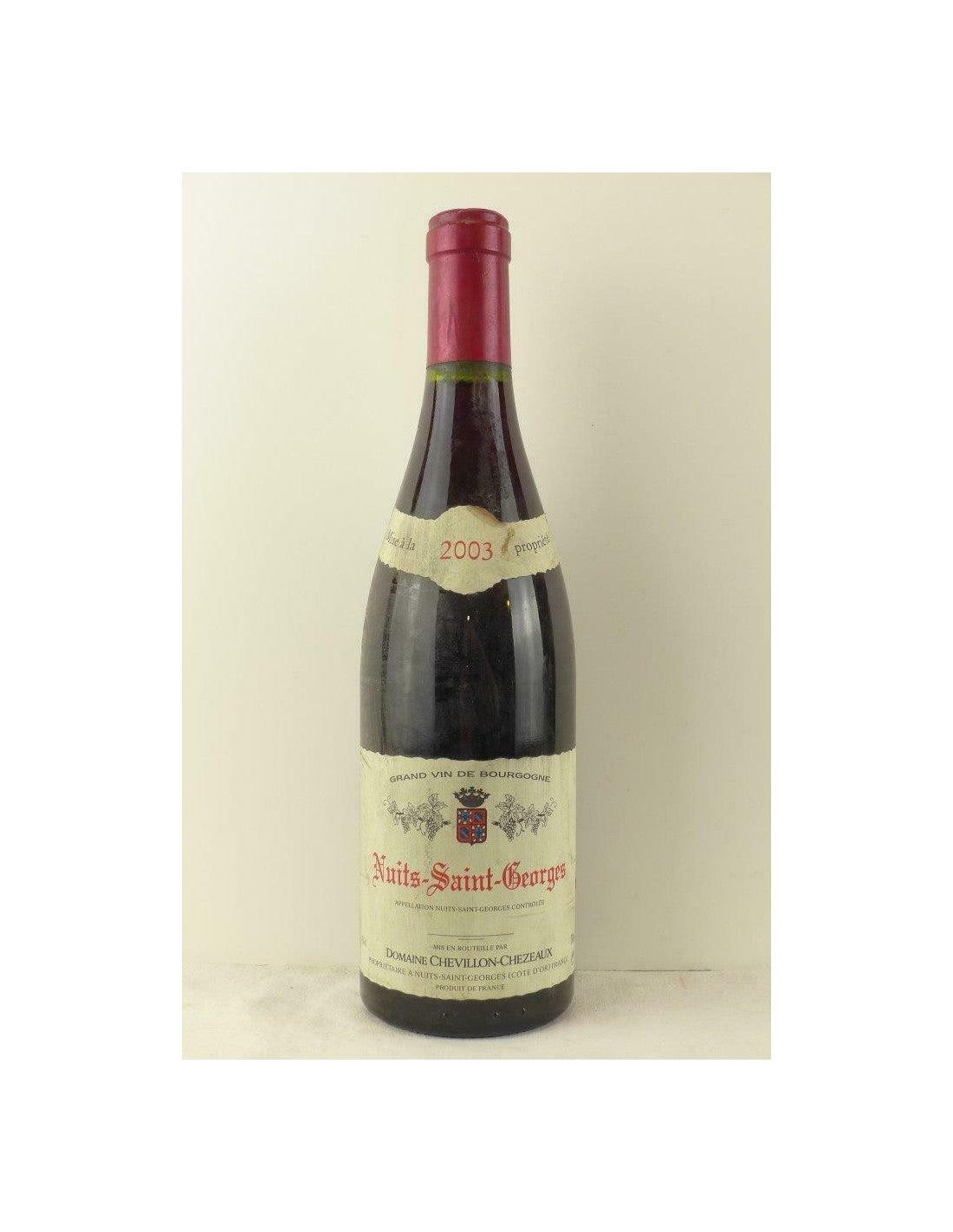 2003 - nuits saint-georges - chevillon-chezeaux - rouge - bourgogne - Just Wines 