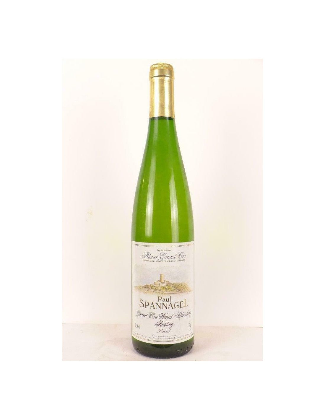 2003 - riesling - paul spannagel grand cru wineck schlossberg - blanc - alsace - Just Wines 