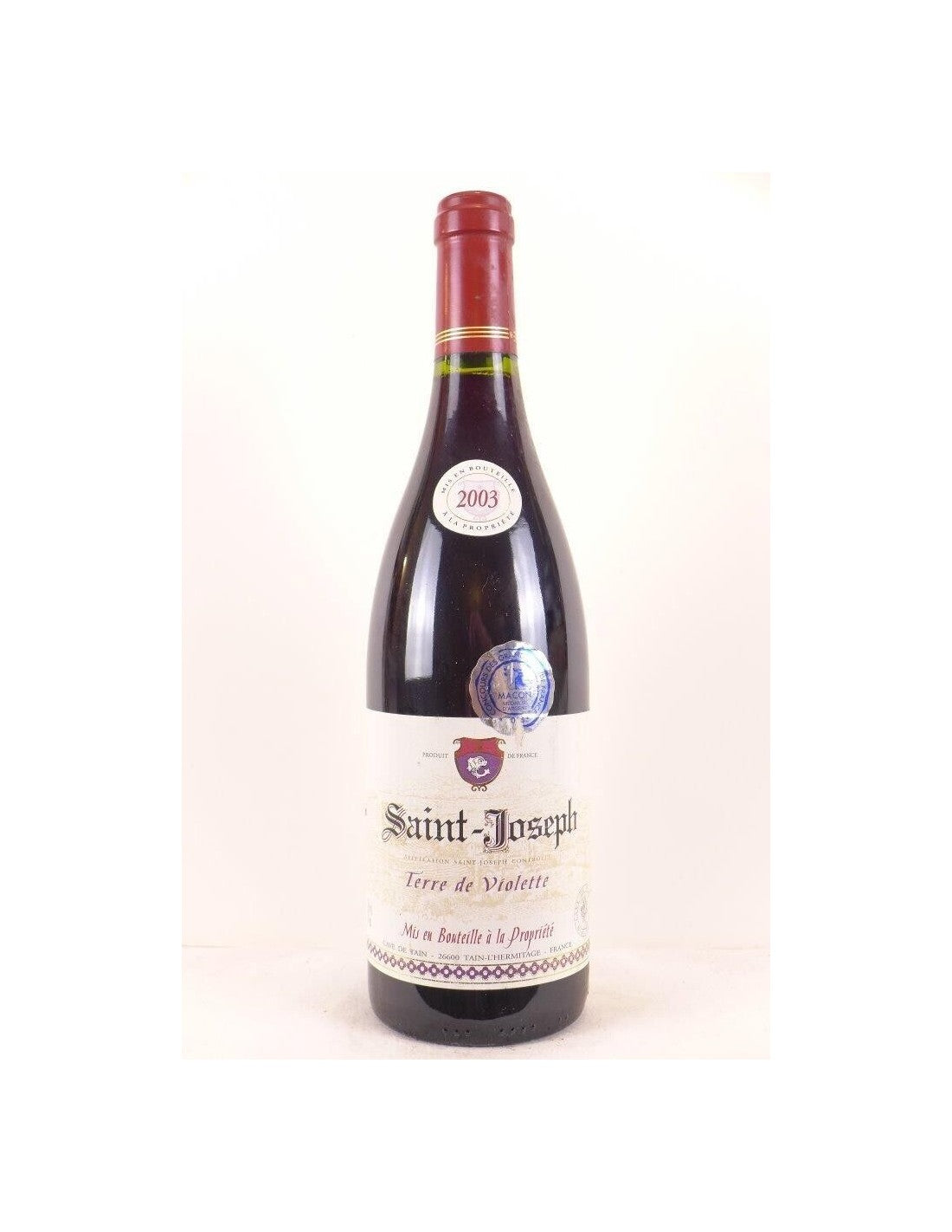 2003 - saint-joseph - cave de tain terre de violette - rouge - rhône - Just Wines 