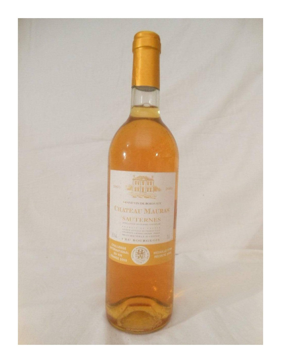 2003 - sauternes - château mauras - liquoreux - bordeaux - Just Wines 