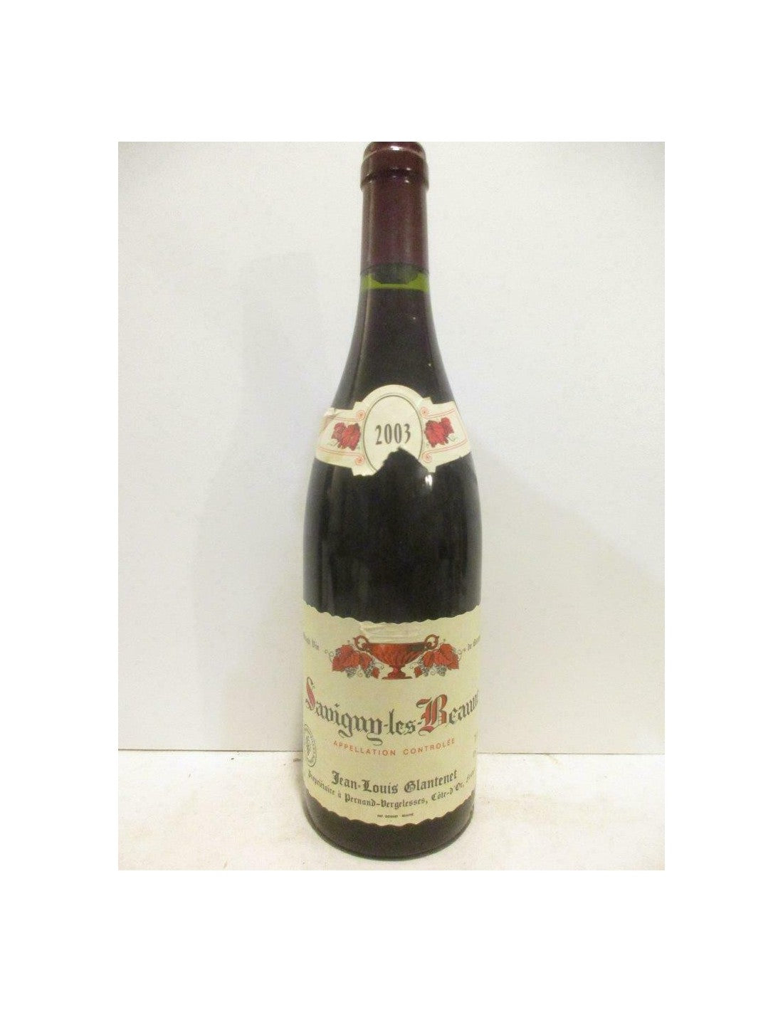 2003 - savigny - jean-louis glantenet - rouge - bourgogne - Just Wines 