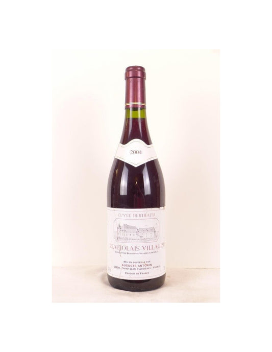 2004 - beaujolais-villages - auguste antonin cuvée bertrand - rouge - beaujolais - Just Wines 