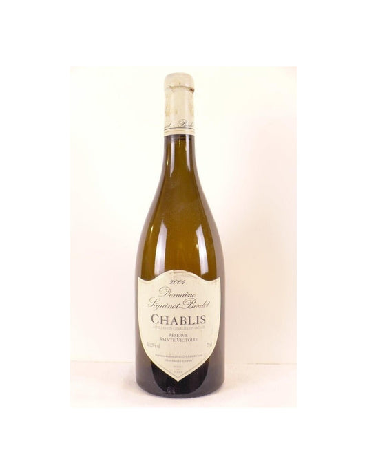 2004 - chablis - domaine séguinot-bordet réserve sainte-victoire - blanc - bourgogne - Just Wines 