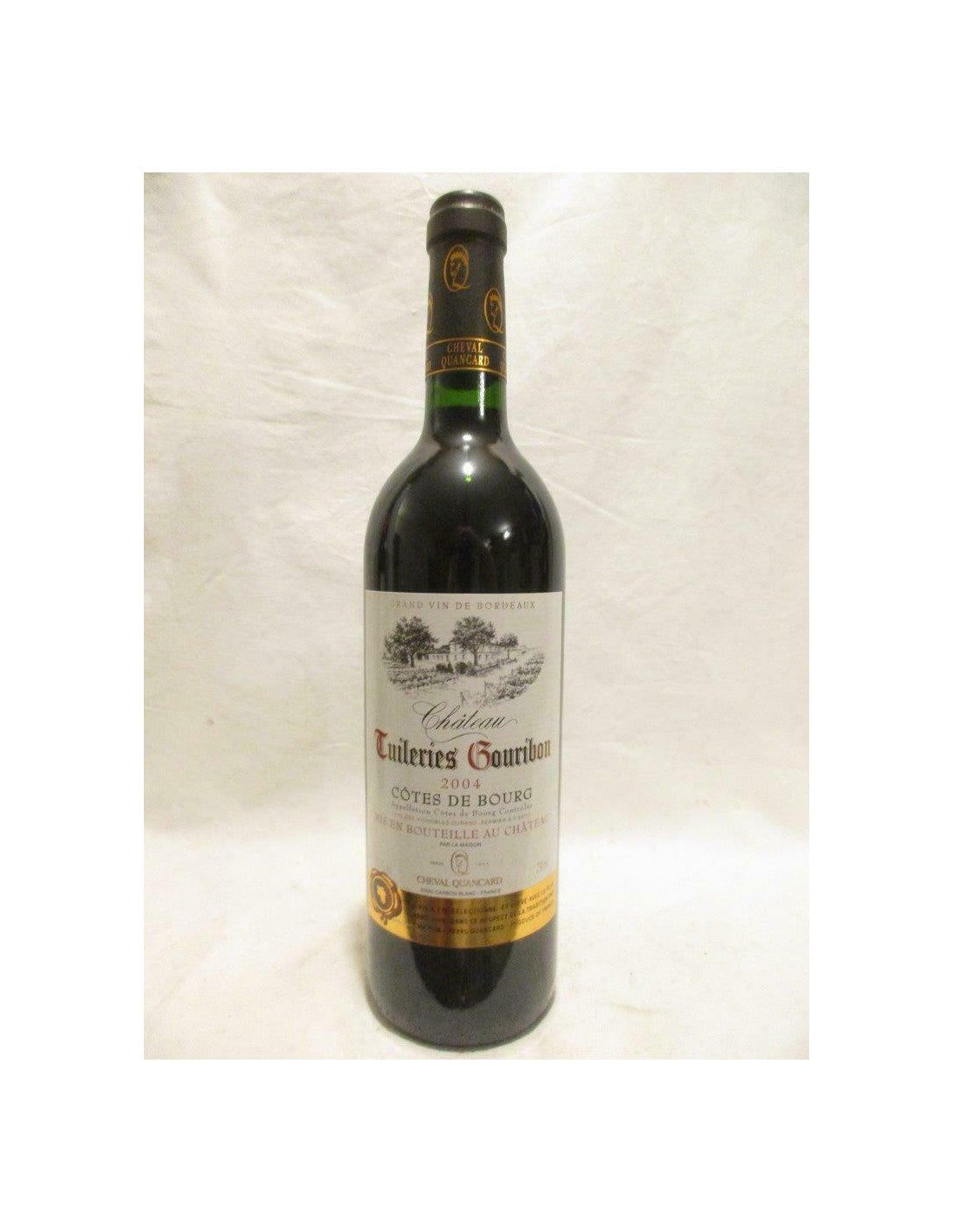 2004 - côtes de bourg - château tuileries gouriban - rouge - bordeaux - Just Wines 