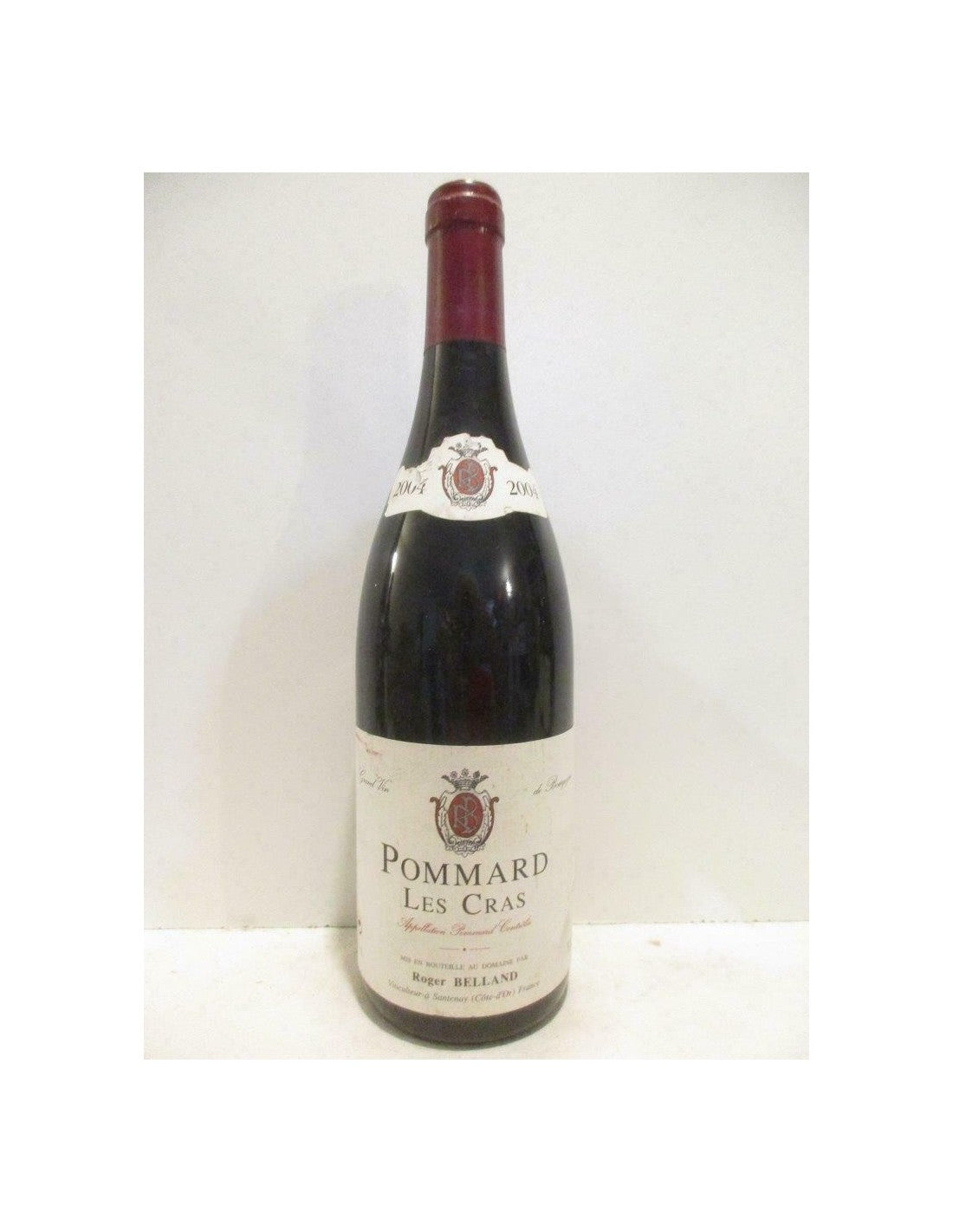 2004 - pommard - roger belland les cras - rouge - bourgogne - Just Wines 