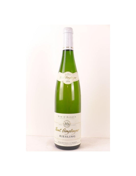 2004 - riesling - paul ginglinger - blanc - alsace - Just Wines 