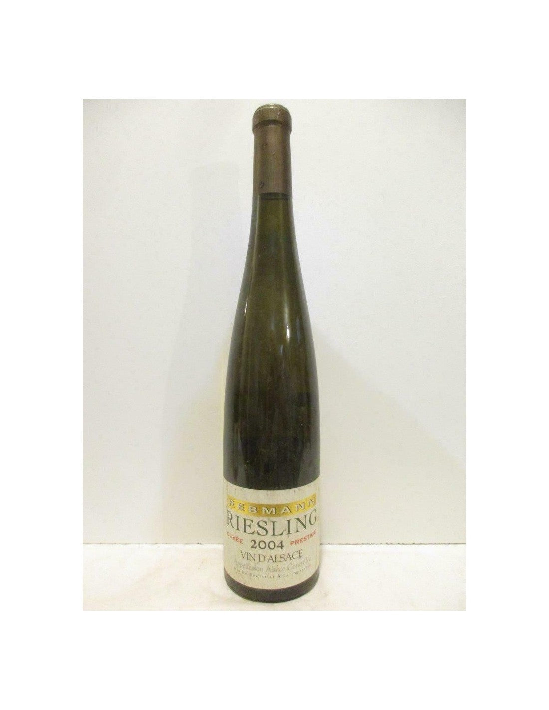 2004 - riesling - rebmann cuvée prestige - blanc - alsace - Just Wines 